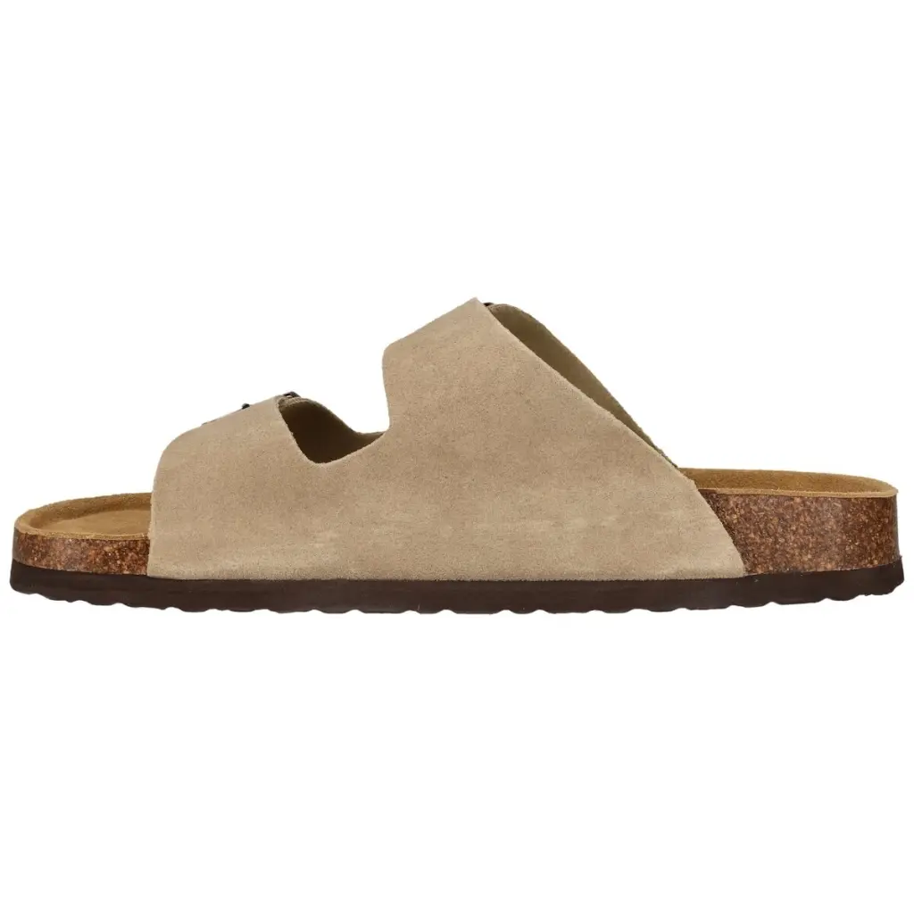 Nou Women's Cosimo Leather Cork Sandal Timber Wolf NOU264439-3027 - Image 2