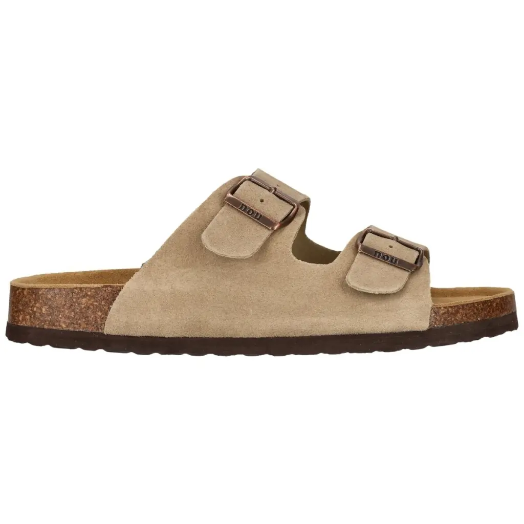 Nou Women's Cosimo Leather Cork Sandal Timber Wolf NOU264439-3027 - Image 3