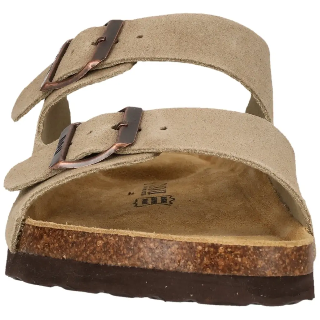 Nou Women's Cosimo Leather Cork Sandal Timber Wolf NOU264439-3027 - Image 5
