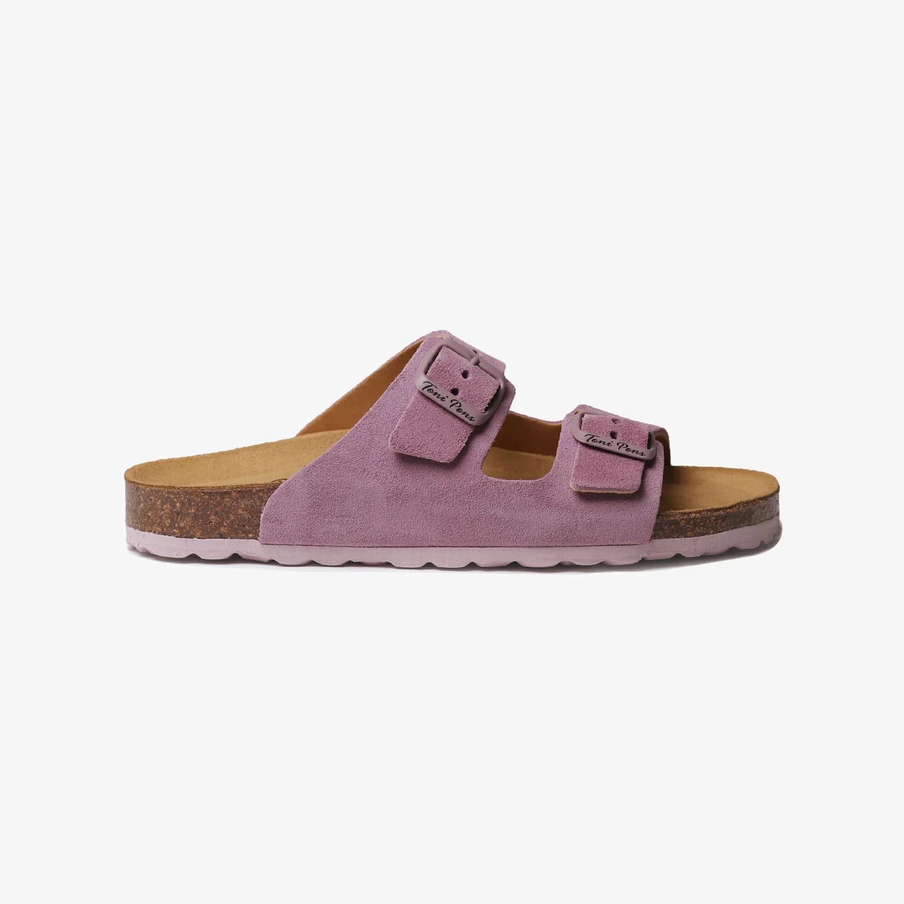 Nou Women's Cosimo Leather Cork Sandal Twilllight Mauve NOU264439-4162
