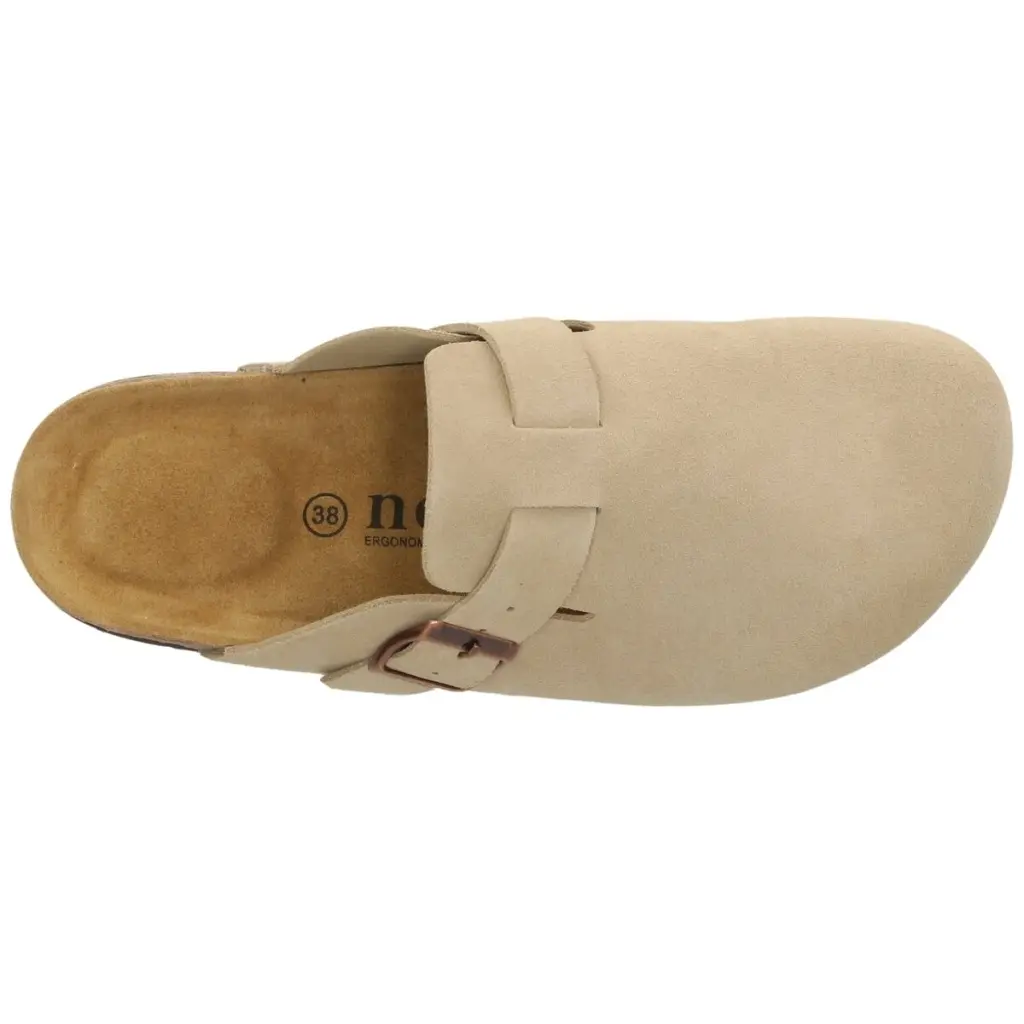 Nou Women's Leather Corwin Cork Clog Timber Wolf NOU264437-3027 - Image 6