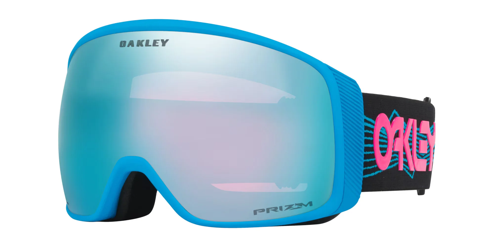 Oakley Unisex Flight Tracker L Blue Dimension Snow Goggles Prizm Snow Sapphire Iridium OO7104-8400