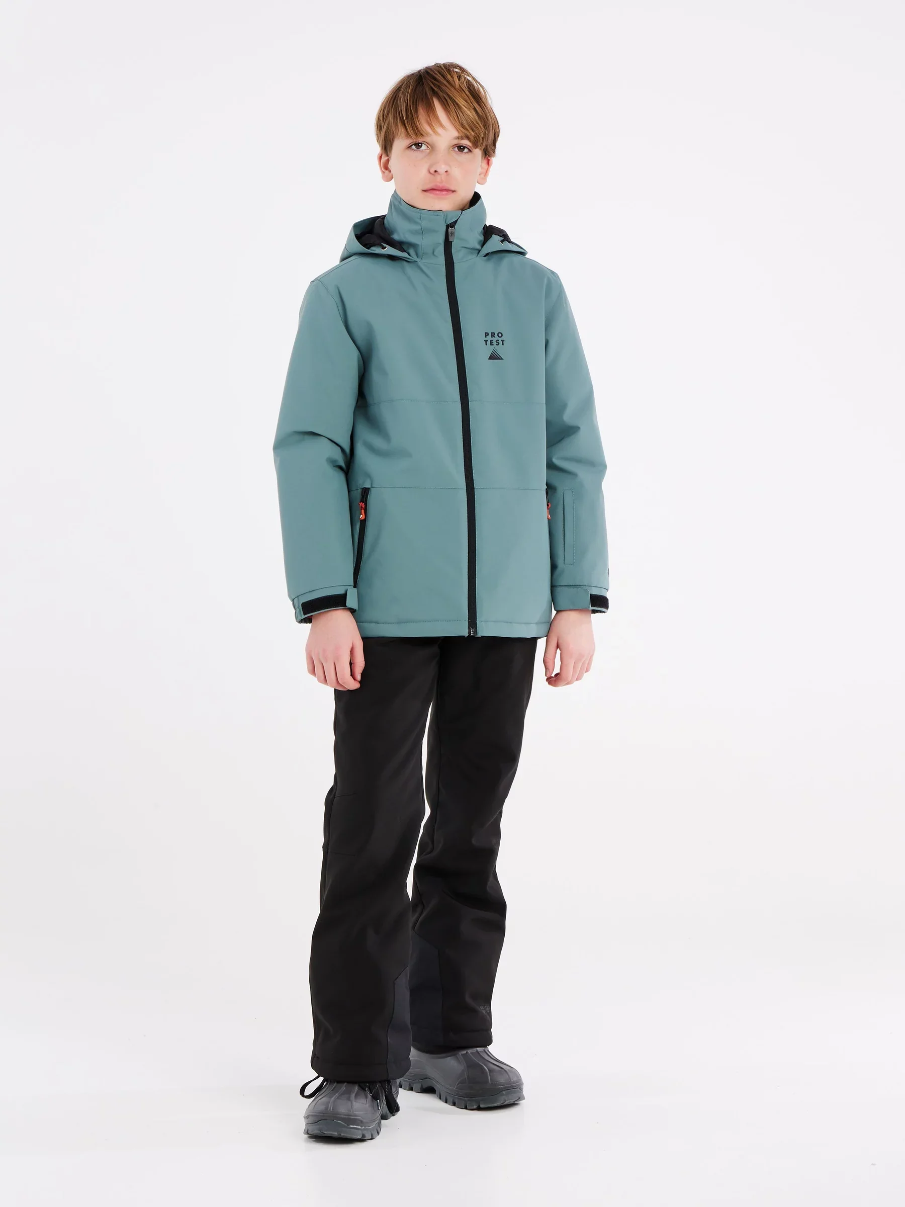 Protest Kid's Skimmer Snow Jacket Atlantic Green 6811332_288 - Image 3