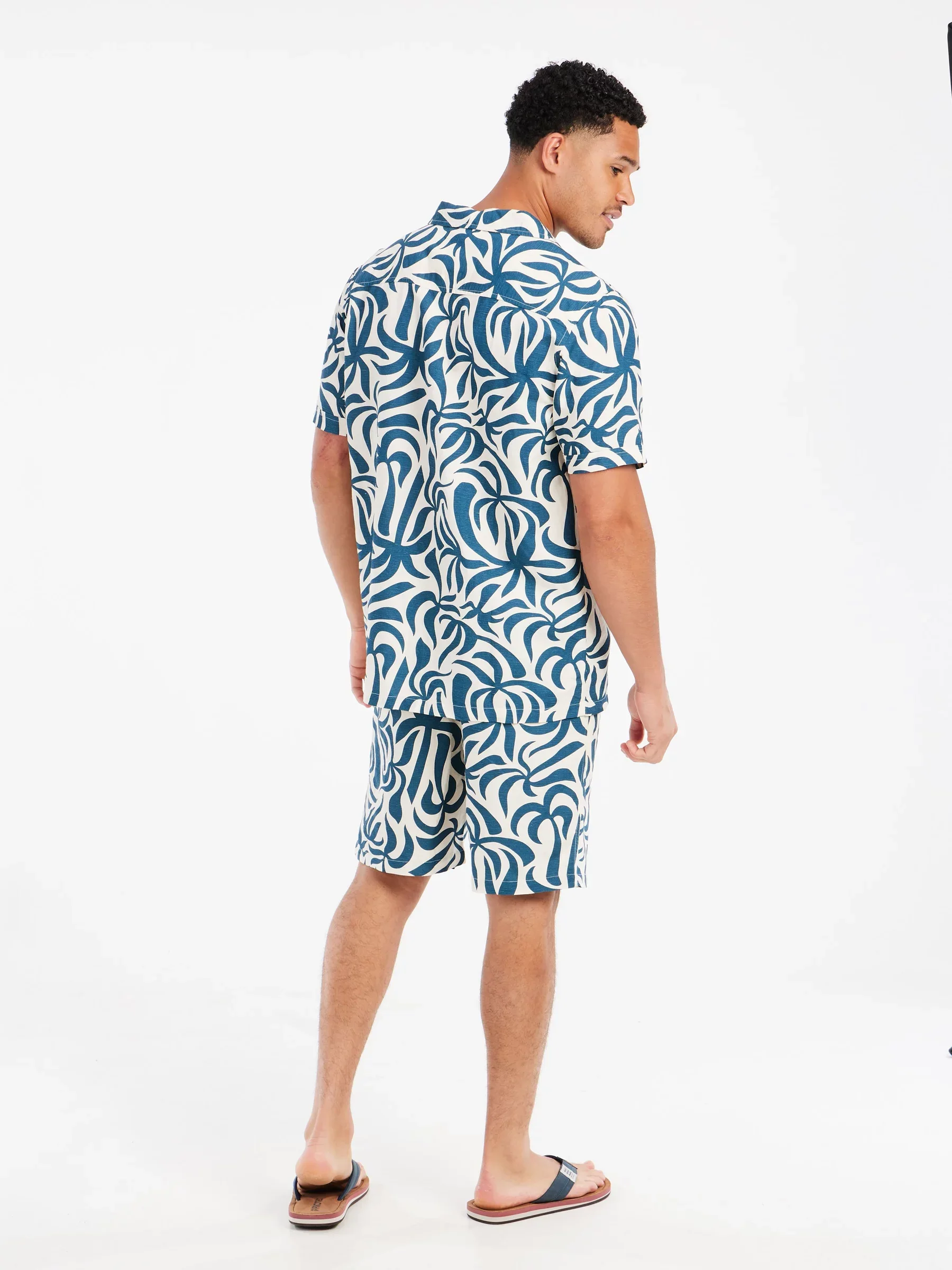 Protest Men's Dre Short Sleeve Shirt Raku Blue 15751000_394 - Image 4