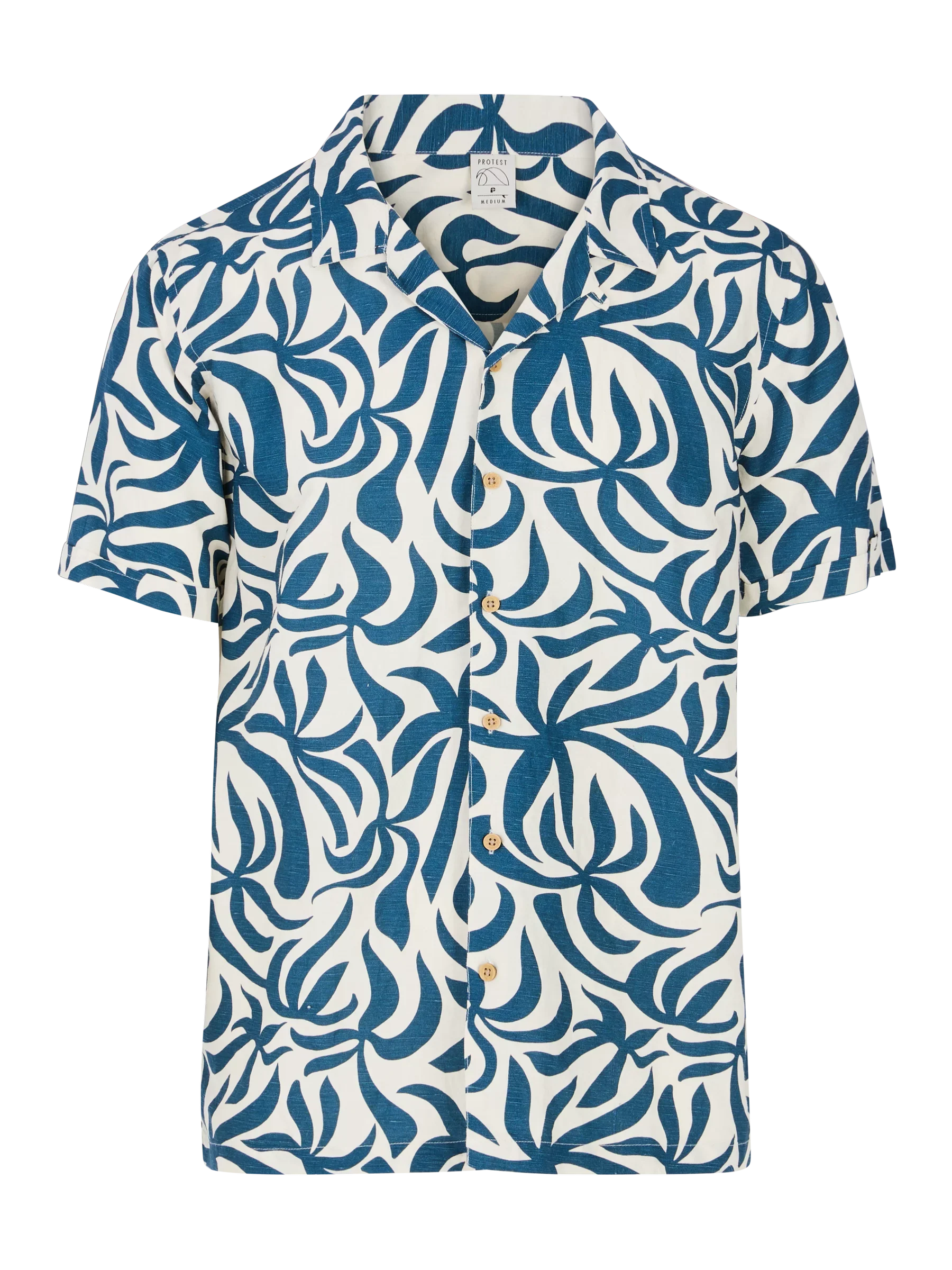 Protest Men's Dre Short Sleeve Shirt Raku Blue 15751000_394 - Image 6