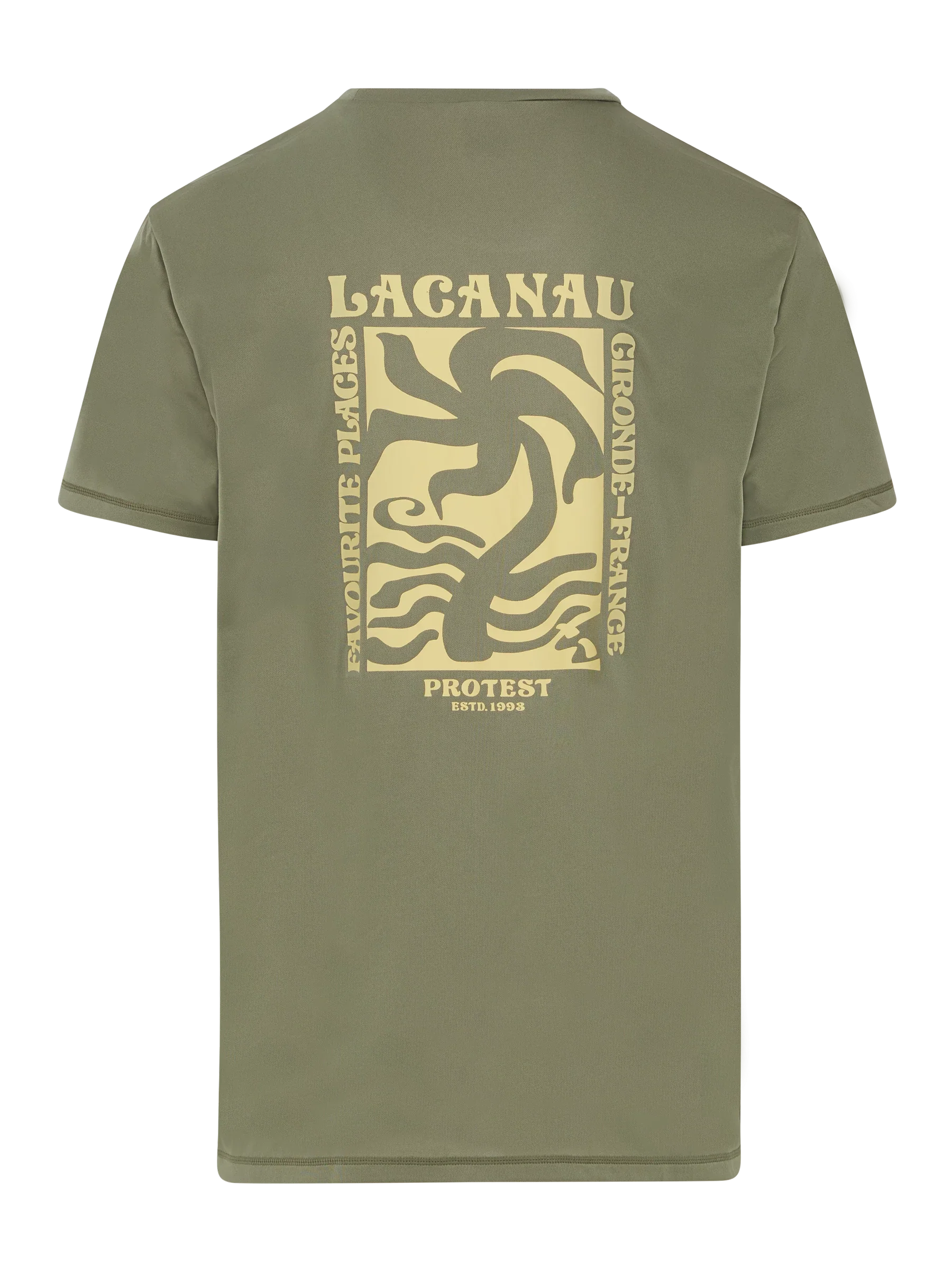 Protest Men's Foxy Surf T-Shirt Artichoke Green 7710343_476 - Image 7