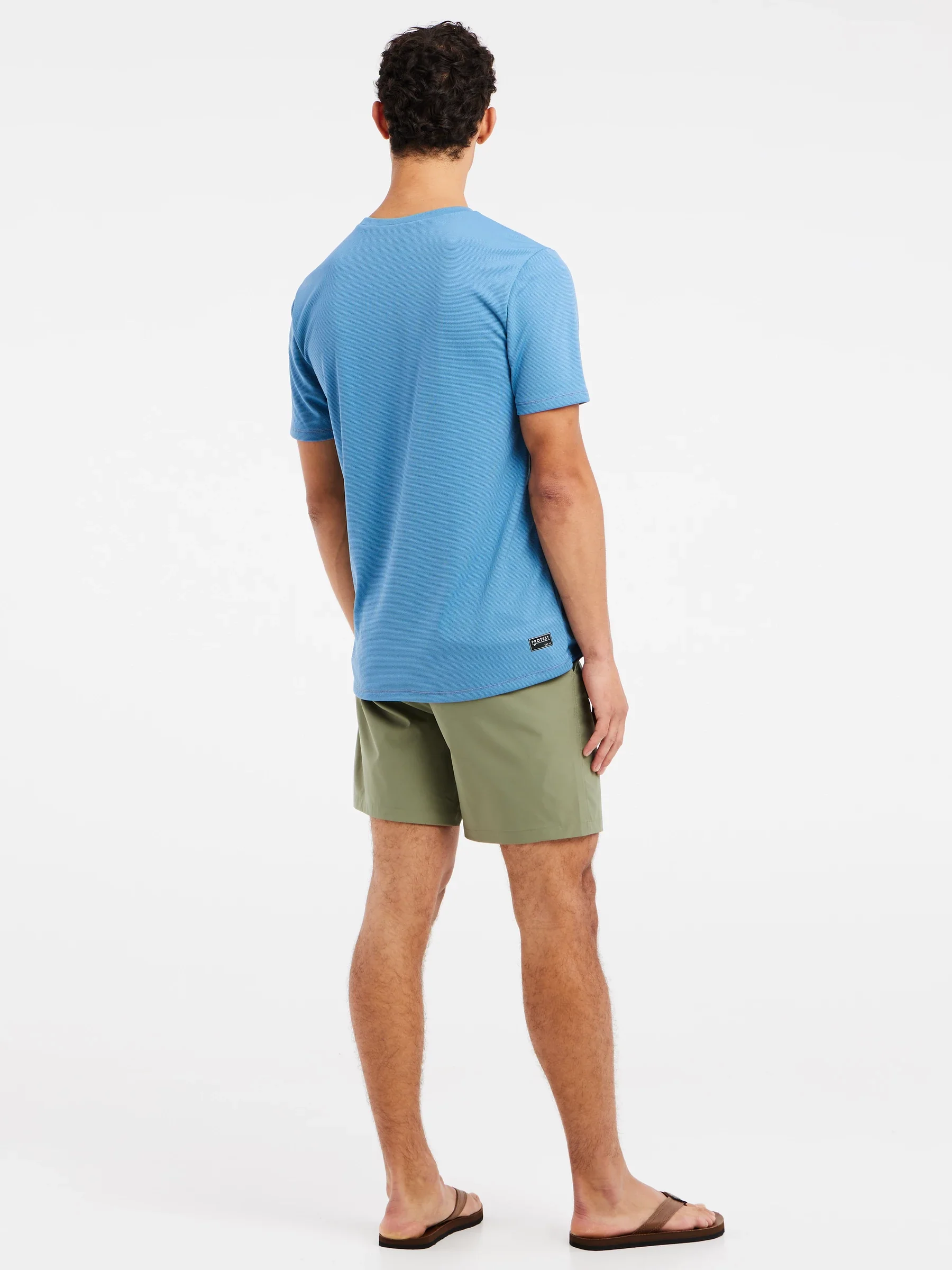 Protest Men's Legundi Surf Regular Fit T-Shirt River Blue 7718100_511 - Image 4