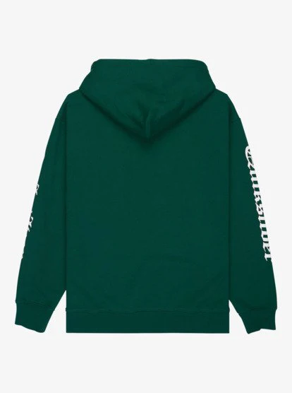 Quicksilver Men's Old English Zip Through Hoodie Green EQYFT05156-GRN - Image 7