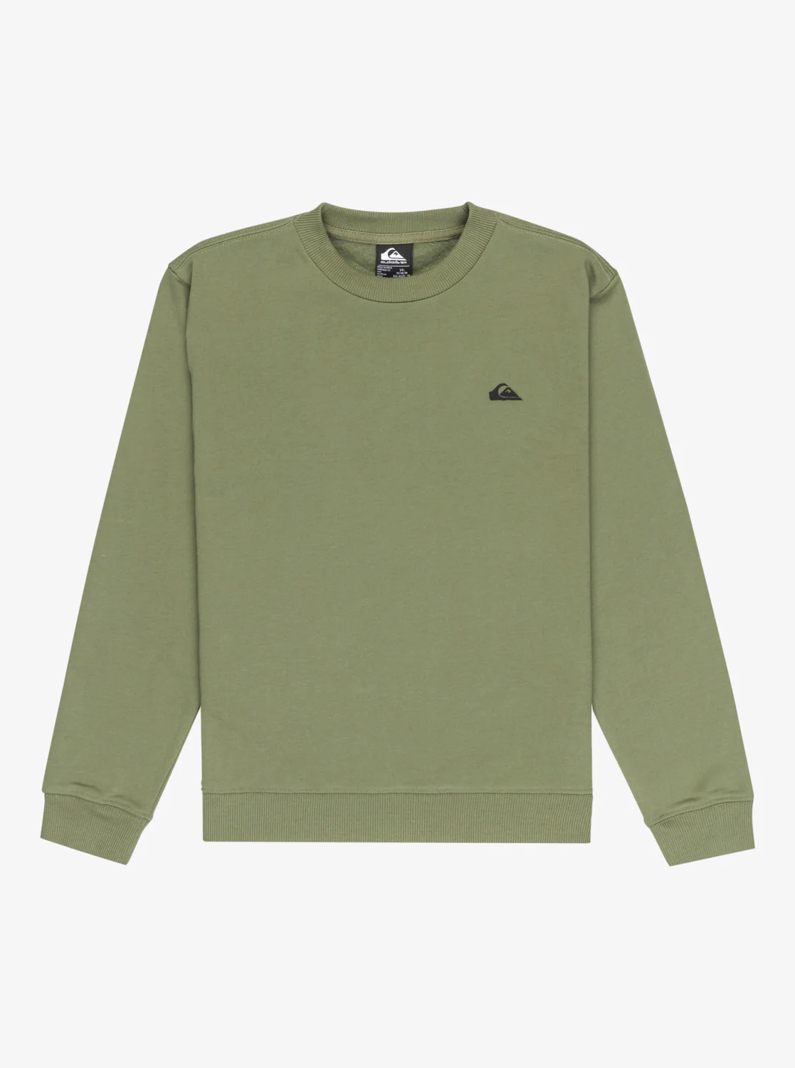 Quiksilver Kid's Basic Crewneck Fleece (8-16) Four Leaf Clover EQBFT03891_GPH0