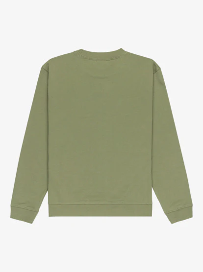 Quiksilver Kid's Basic Crewneck Fleece (8-16) Four Leaf Clover EQBFT03891_GPH0 - Image 2