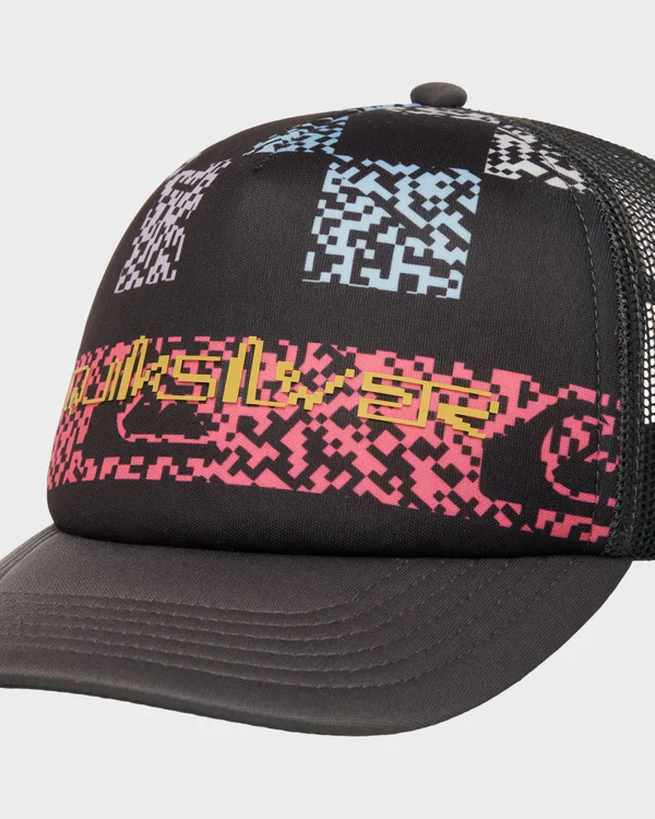 Quiksilver Kids' Classic Foam Trucker Cap Dark Navy Next Gen AQBHA03593-KTP6 - Image 3