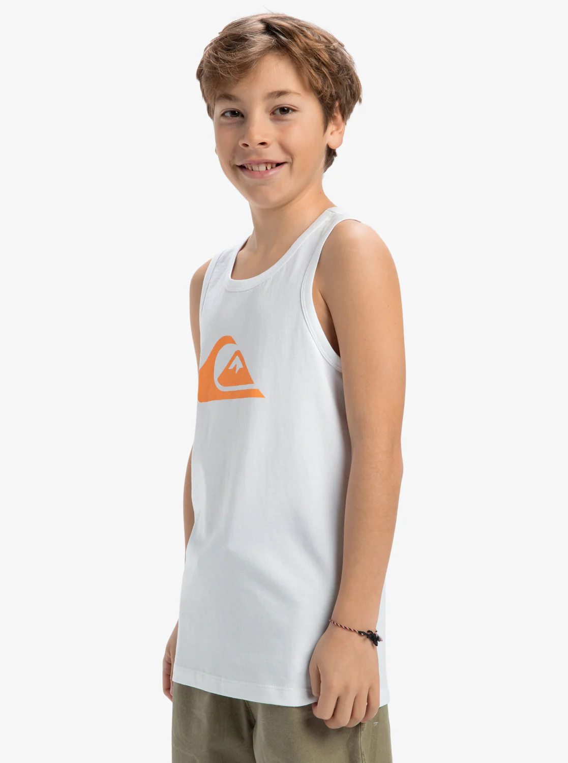 Quiksilver Kid's EV Comp Logo Muscle Tank (8-16) White EQBZT04841-WBB0 - Image 3