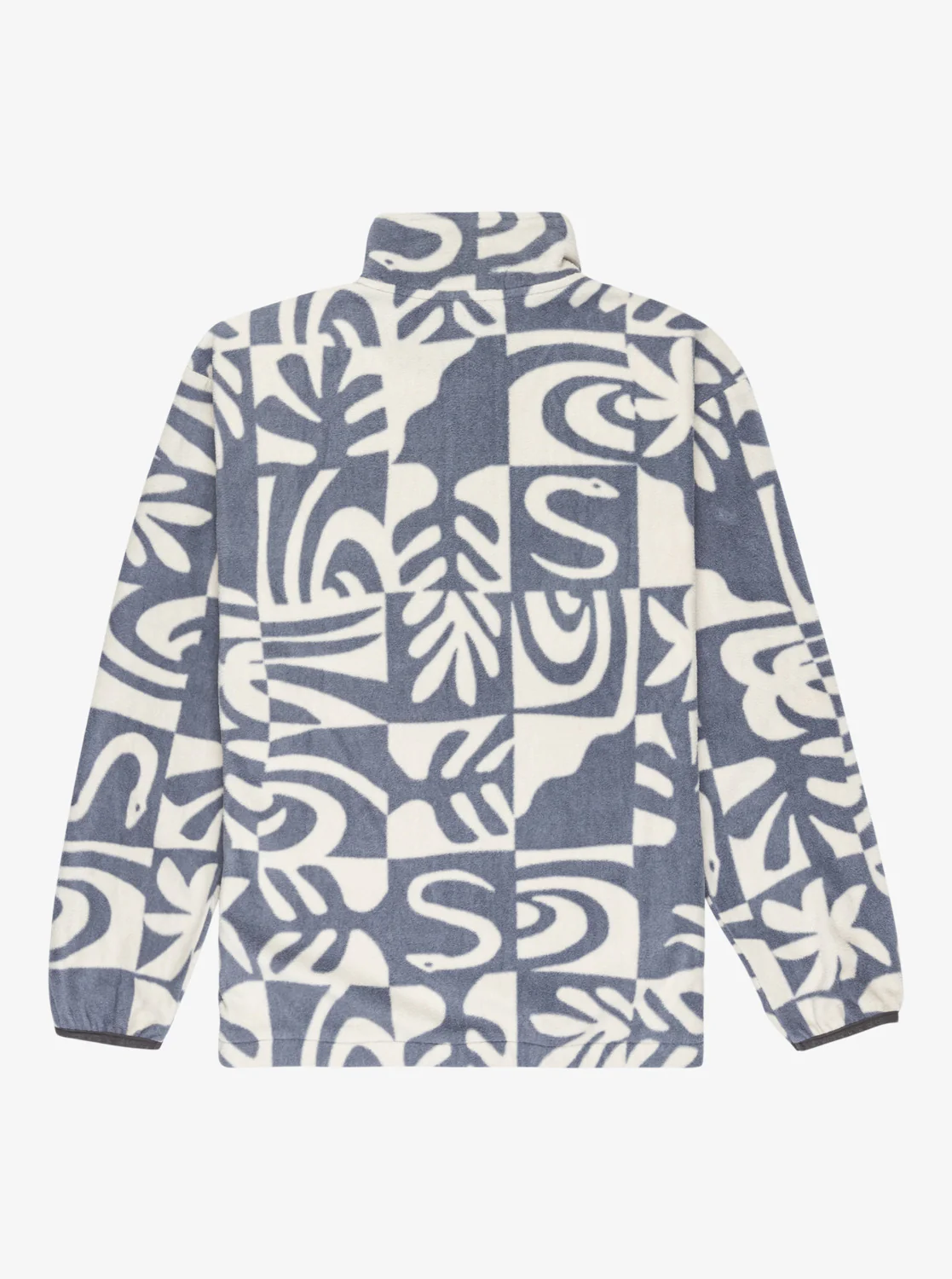 Quiksilver Kids' Ice Fields Full Zip Fleece China Blue Desert Checker EQBPF03016-BND6 - Image 2