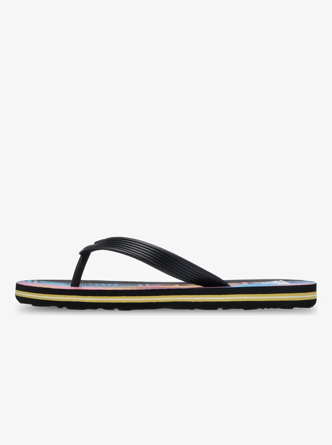 Quiksilver Kid's Molokai Art Flip Flops Black/Black/Pink EQBL100031-XKKM - Image 3