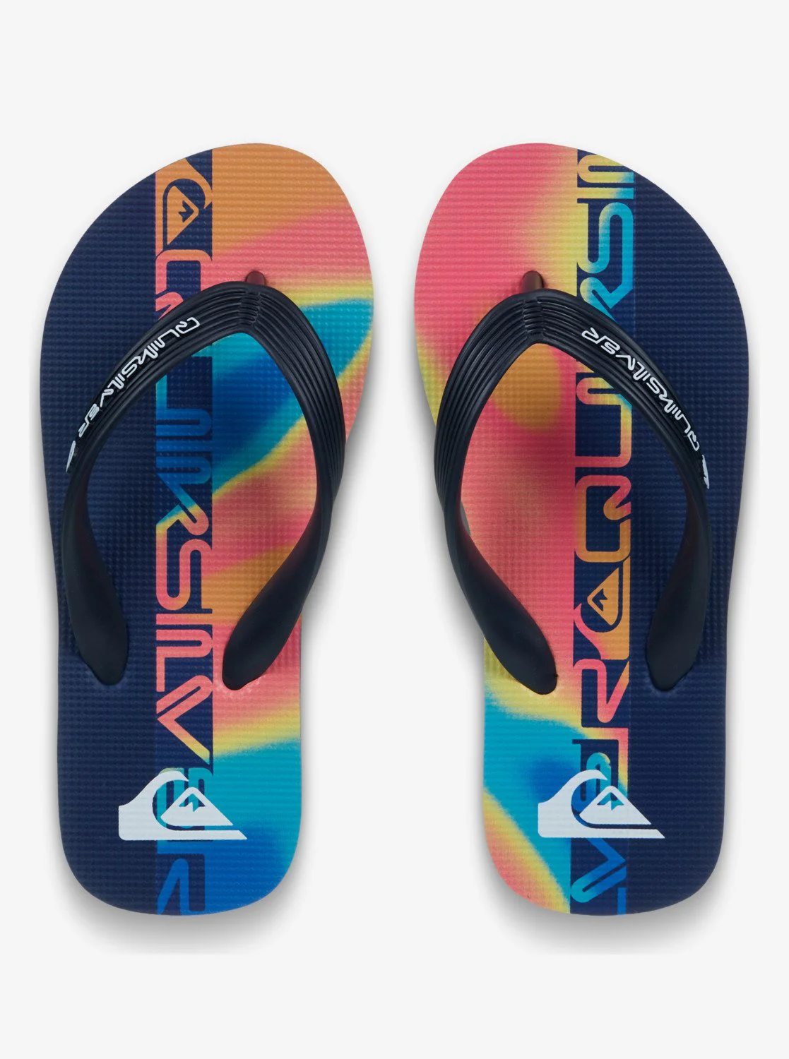 Quiksilver Kid's Molokai Art Flip Flops Monaco Blue EQBL100031-BYC0 - Image 4