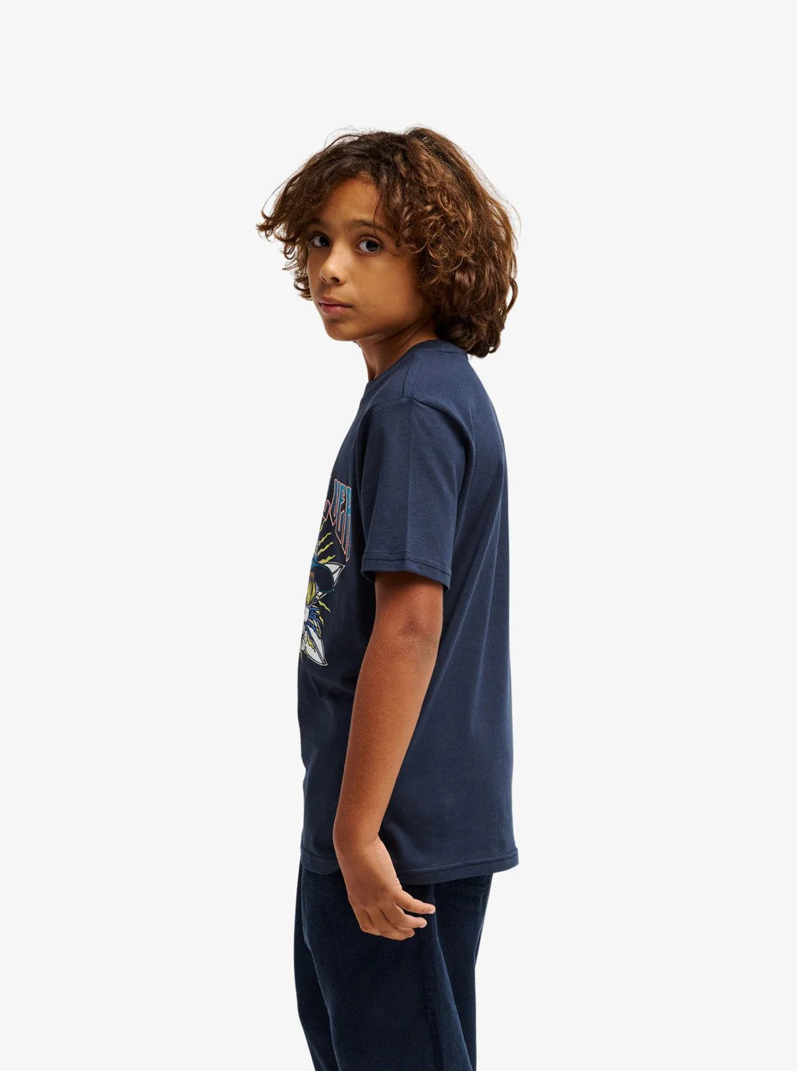 Quiksilver Kids' Sound On T-Shirt (8-14 Years) Dark Navy EQBZT04958-KTP0 - Image 2
