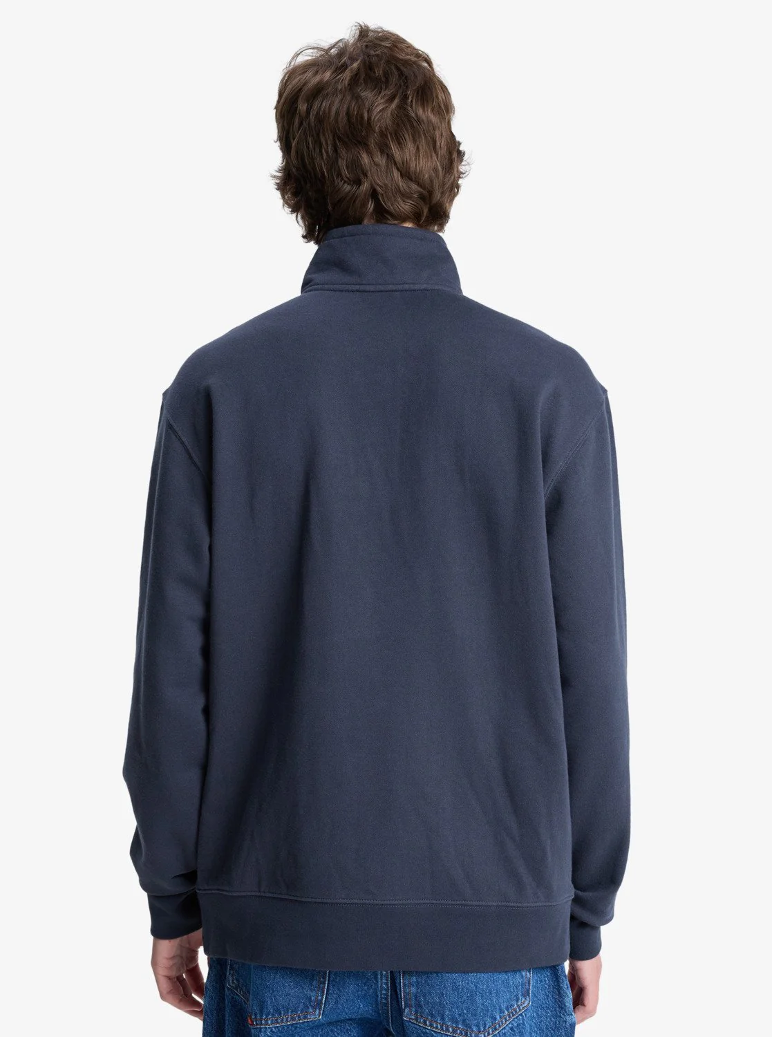 Quiksilver Men's 1/4 Quarter Zip Fleece India Ink EQYFT05153_KSH0 - Image 2
