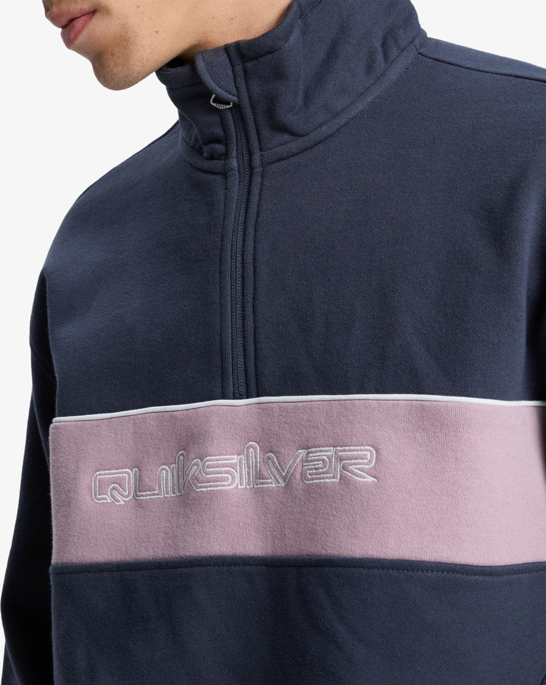 Quiksilver Men's 1/4 Quarter Zip Fleece India Ink EQYFT05153_KSH0 - Image 3