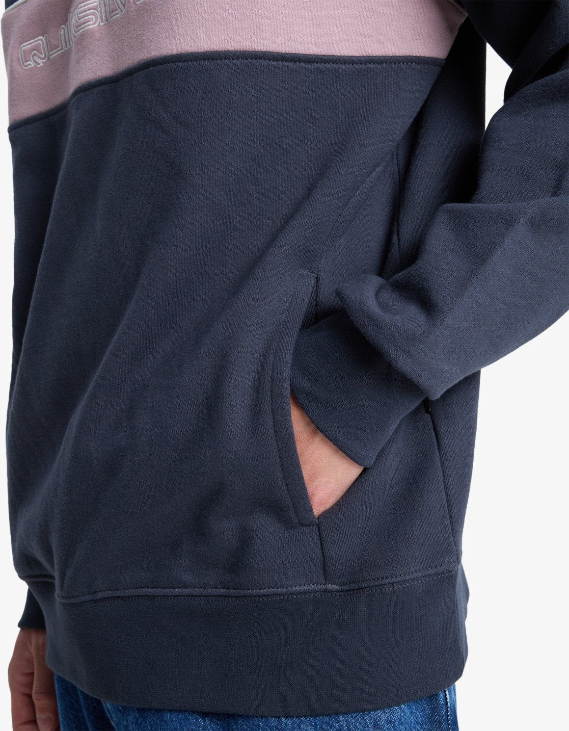 Quiksilver Men's 1/4 Quarter Zip Fleece India Ink EQYFT05153_KSH0 - Image 4