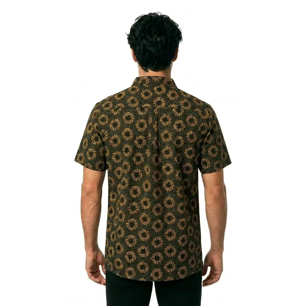 Quiksilver Men's Apero Classic Short Sleeve Shirt Black Ocean Mayhem 32 EQYWT04686-KVJ7 - Image 5