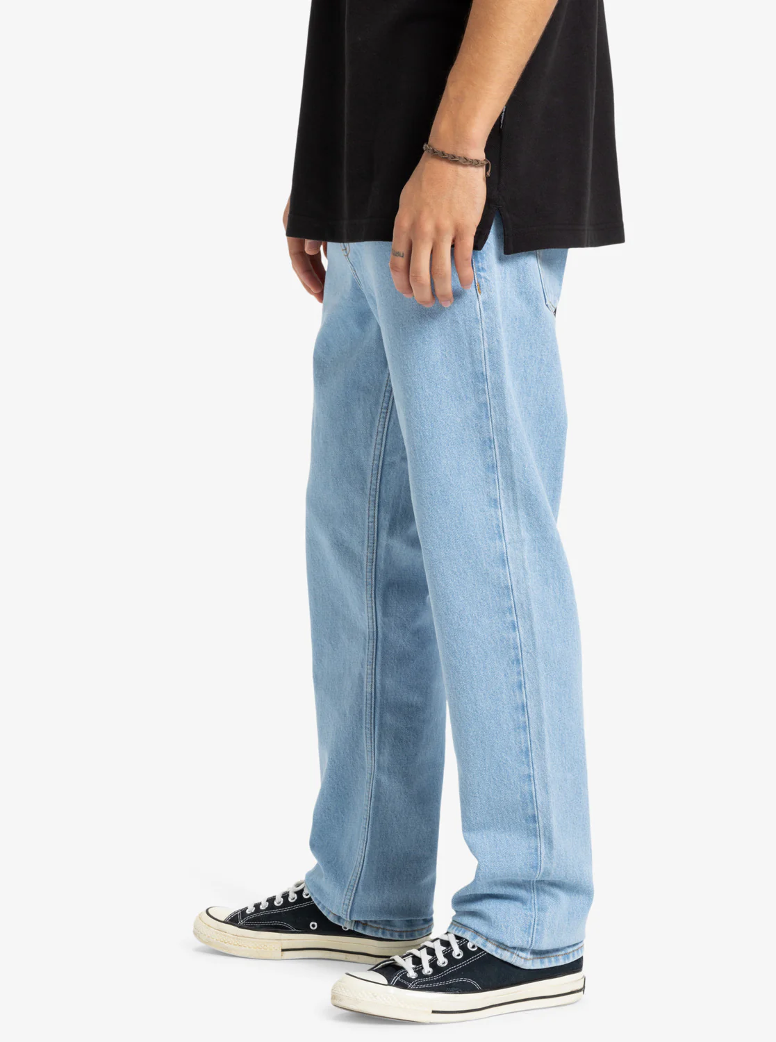 Quiksilver Men's Baggy Denim Jeans Indigo Light EQYDP03498_BFBW - Image 2