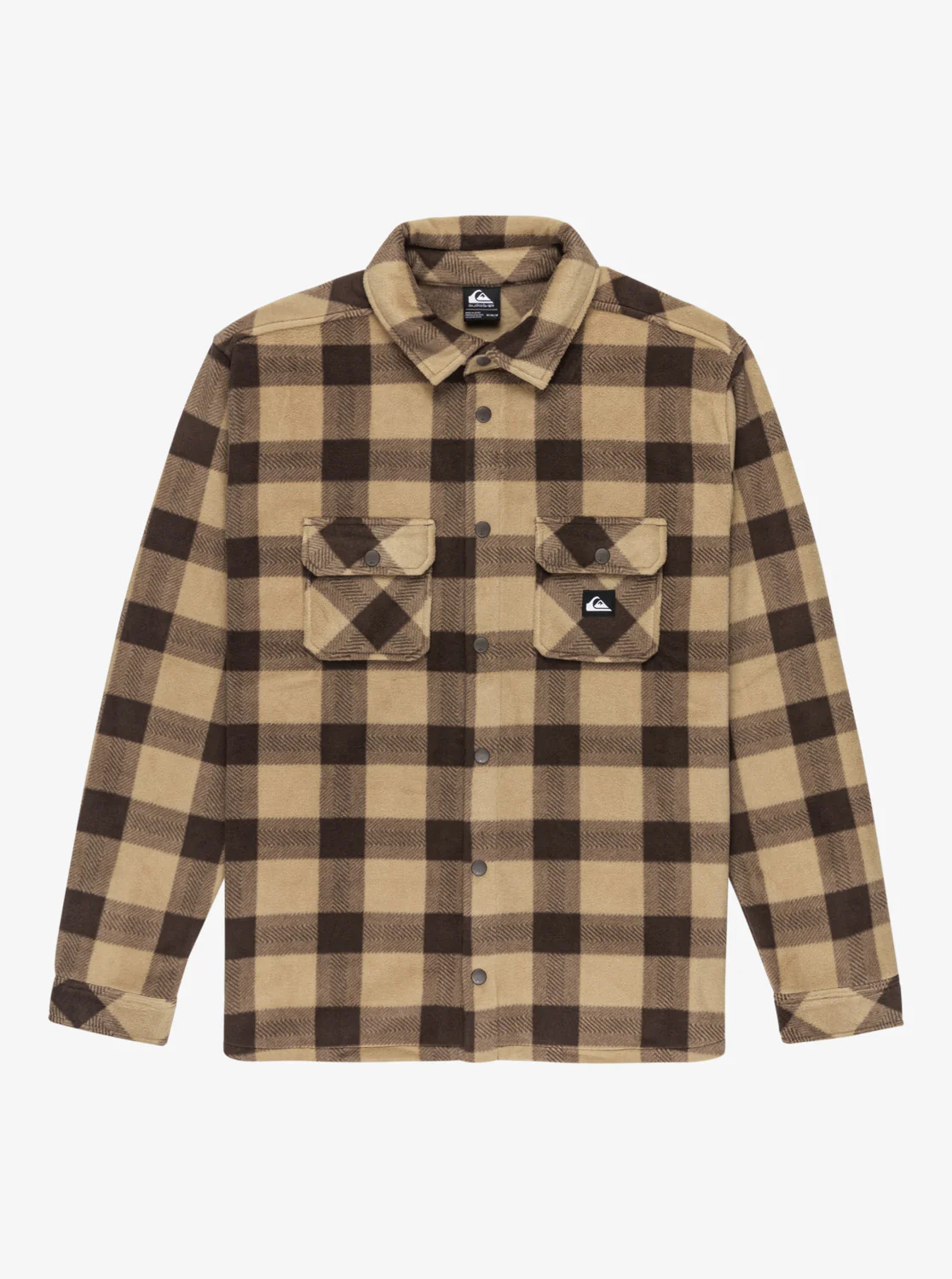 Quiksilver Men's Bering Strait Check Long Sleeve Check Shirt Sponge Northsea Plaid EQYPF03075-TKP6 - Image 7