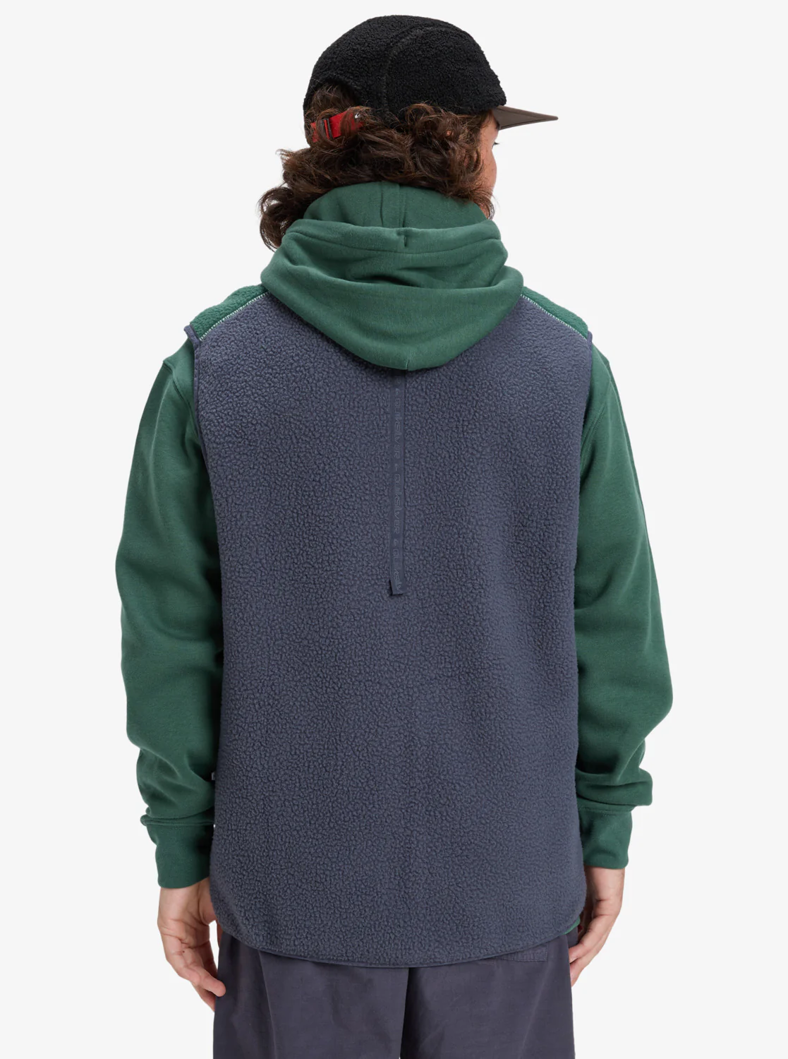 Quiksilver Men's Clean Coast Gillet Full Zip Fleece India Ink EQYPF03067-KSH0 - Image 2