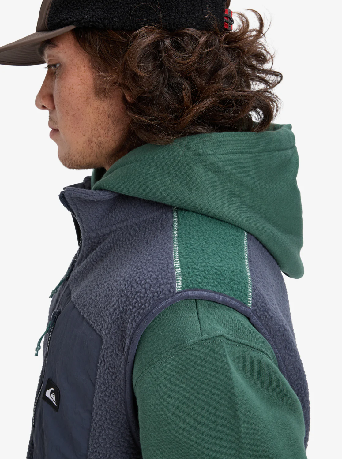 Quiksilver Men's Clean Coast Gillet Full Zip Fleece India Ink EQYPF03067-KSH0 - Image 6