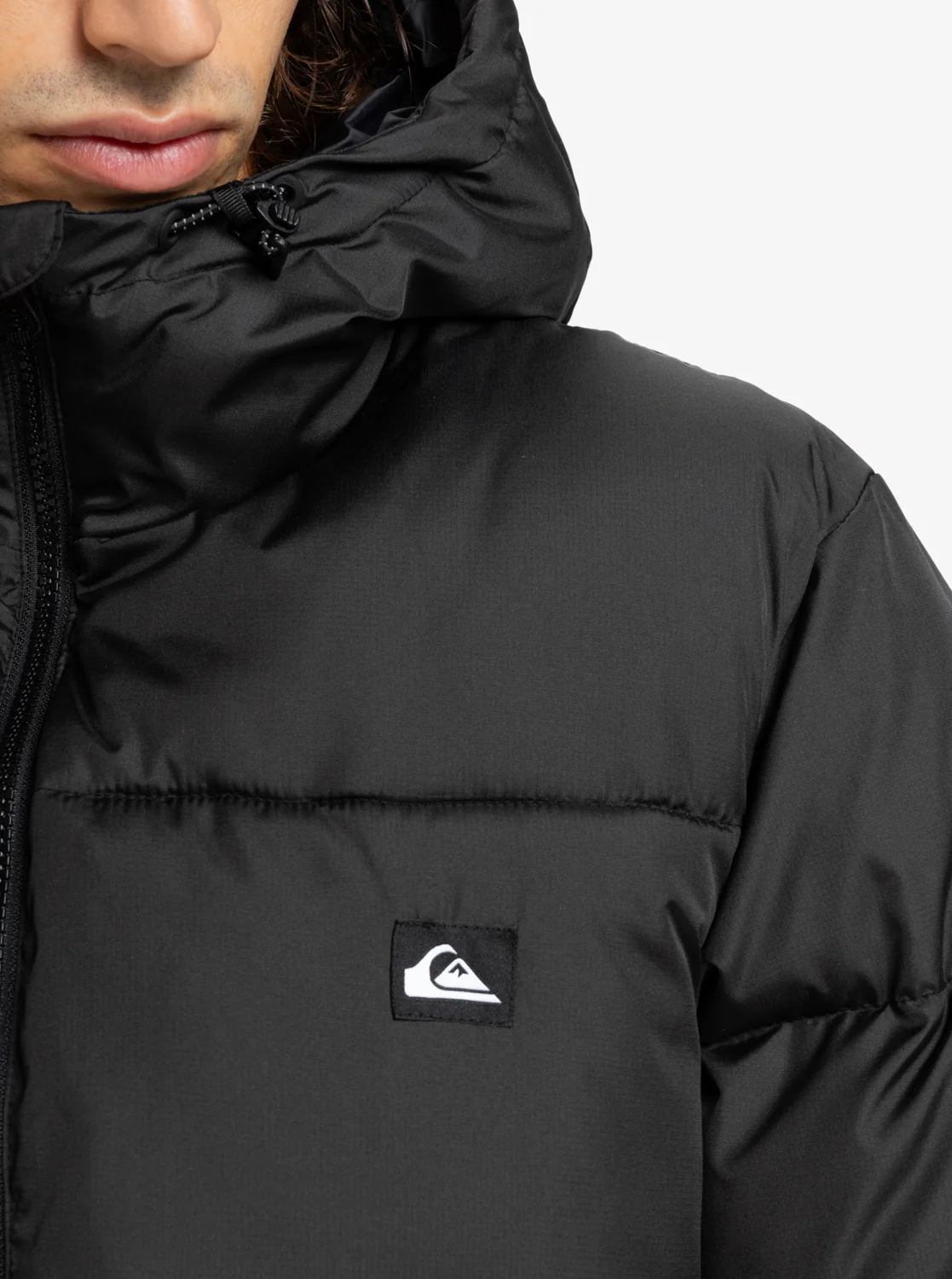 Quiksilver Men's Cold Days Puffer Hooded Jacket Black EQYJK04173-KVJ0 - Image 5