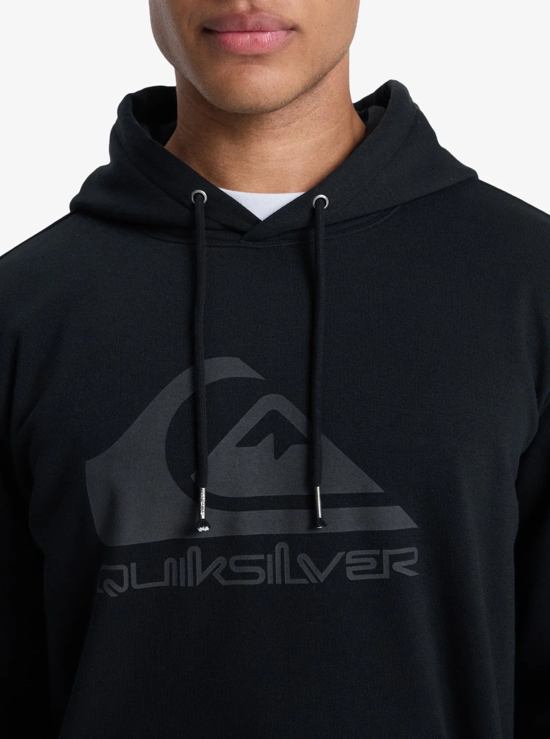 Quiksilver Men's Comp Logo Hoodie Black EQYFT05053_KVJ0 - Image 3