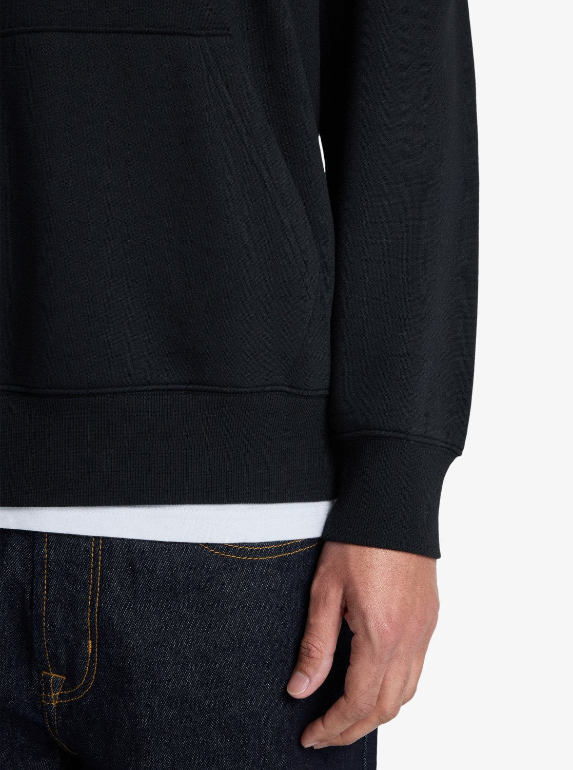 Quiksilver Men's Comp Logo Hoodie Black EQYFT05053_KVJ0 - Image 4