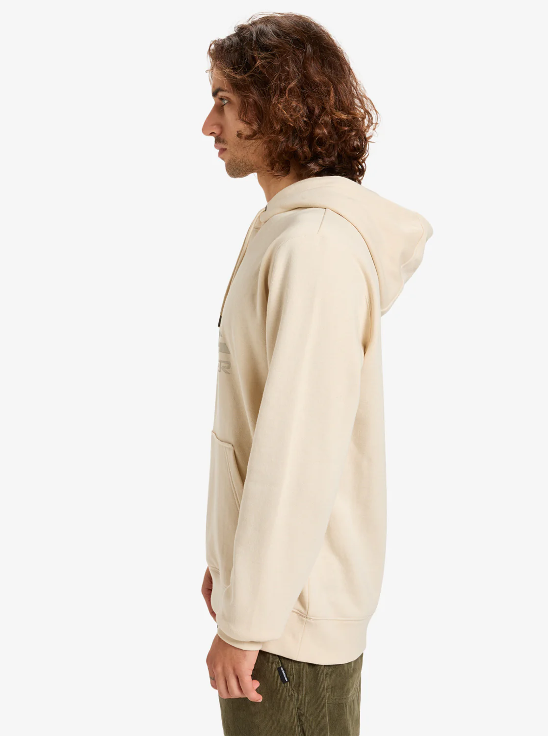 Quiksilver Men's Comp Logo Hoodie Bone White EQYFT05053_WBS0 - Image 3