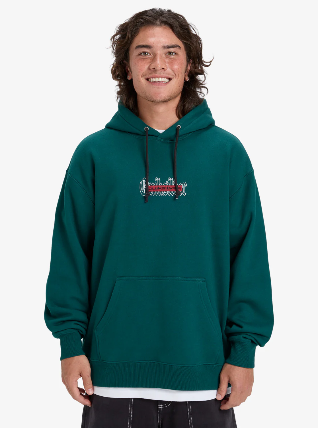 Quiksilver Men's Double Up Hoodie Botanical Garden EQYFT05155-GZE0