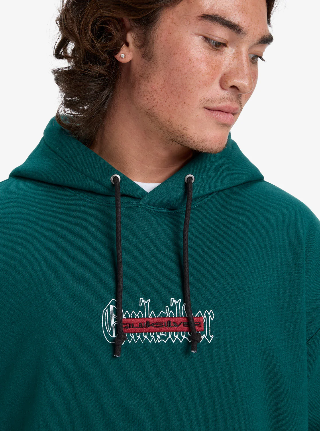 Quiksilver Men's Double Up Hoodie Botanical Garden EQYFT05155-GZE0 - Image 4