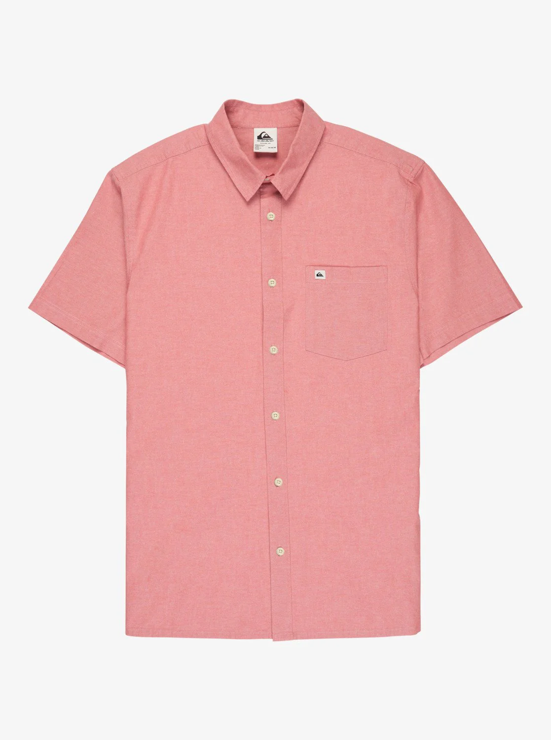 Quiksilver Men's Drumfins Short Sleeve Shirt Pink EQYWT04684-MKT0 - Image 6