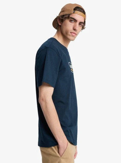 Quiksilver Men's Ev Starting Grid T-Shirt Dark Navy EQYZT08288-KTP0 - Image 3