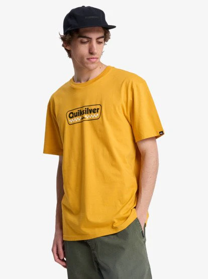 Quiksilver Men's Ev Starting Grid T-Shirt Mineral Yellow EQYZT08288-YKM0