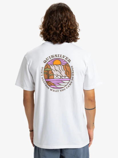 Quiksilver Men's Ev Summer Salt T-Shirt White EQYZT08184-WBB0 - Image 2