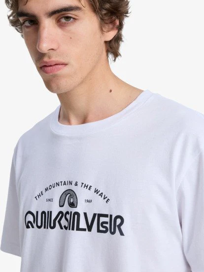 Quiksilver Men's Ev Vista T-Shirt White EQYZT08287-WBB0 - Image 2