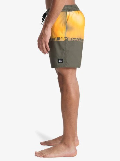 Quiksilver Men's Everyday 16'' Swim Shorts Grape Leaf Wordblock EQYBS04897-CRE6 - Image 3