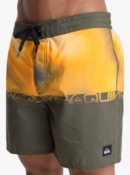 Quiksilver Men's Everyday 16'' Swim Shorts Grape Leaf Wordblock EQYBS04897-CRE6 - Image 4