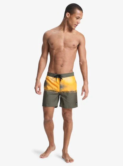 Quiksilver Men's Everyday 16'' Swim Shorts Grape Leaf Wordblock EQYBS04897-CRE6 - Image 6