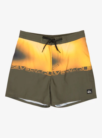 Quiksilver Men's Everyday 16'' Swim Shorts Grape Leaf Wordblock EQYBS04897-CRE6 - Image 7
