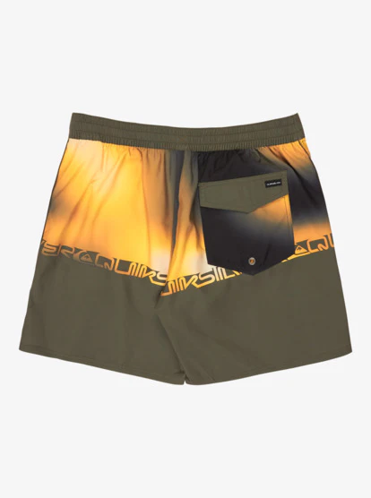 Quiksilver Men's Everyday 16'' Swim Shorts Grape Leaf Wordblock EQYBS04897-CRE6 - Image 8