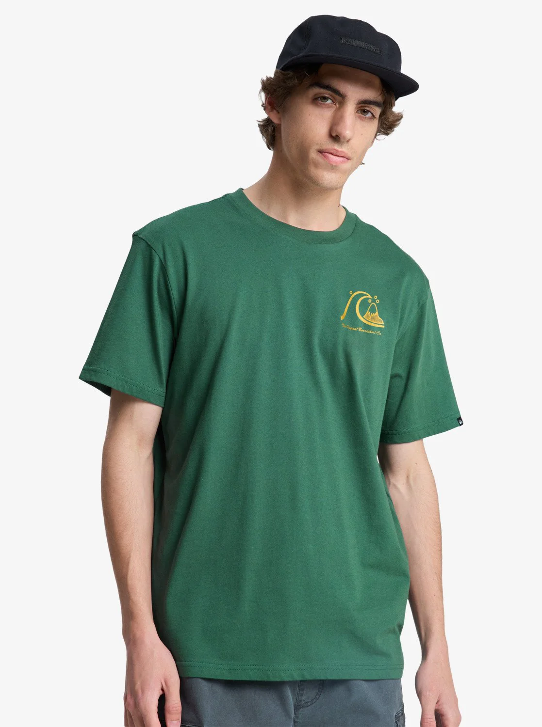 Quiksilver Men's Evo Original T-Shirt Forest EQYZT08263-GRT0 - Image 2