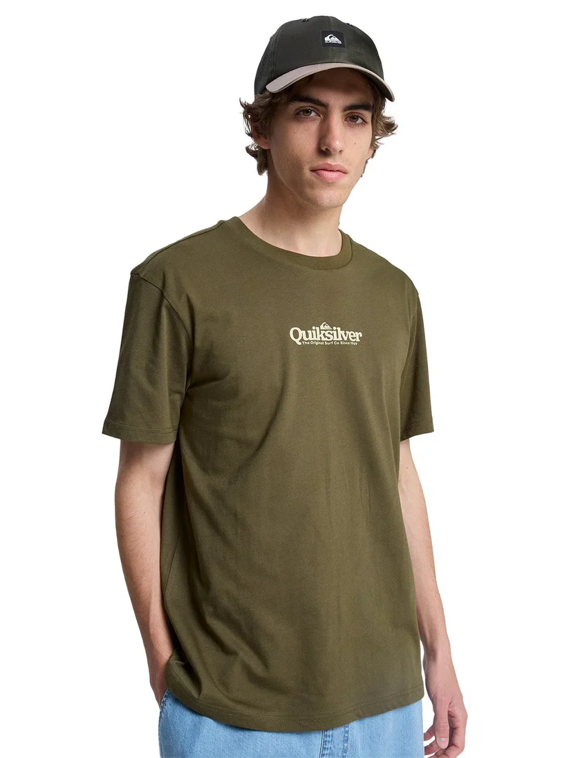 Quiksilver Men's Fineline T-Shirt Grape Leaf EQYZT08174-CRE0