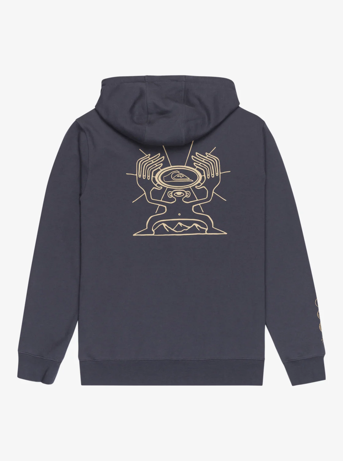 Quiksilver Men's Graphic Full Zip Hoodie India Ink EQYFT05133-KSH0 - Image 6