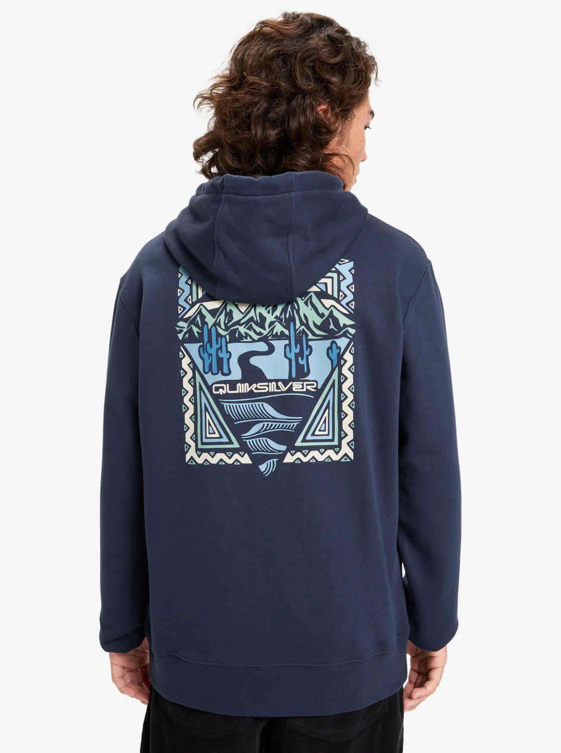 Quiksilver Men's Graphic Hoodie Dark Navy EQYFT05131-KTP0 - Image 2