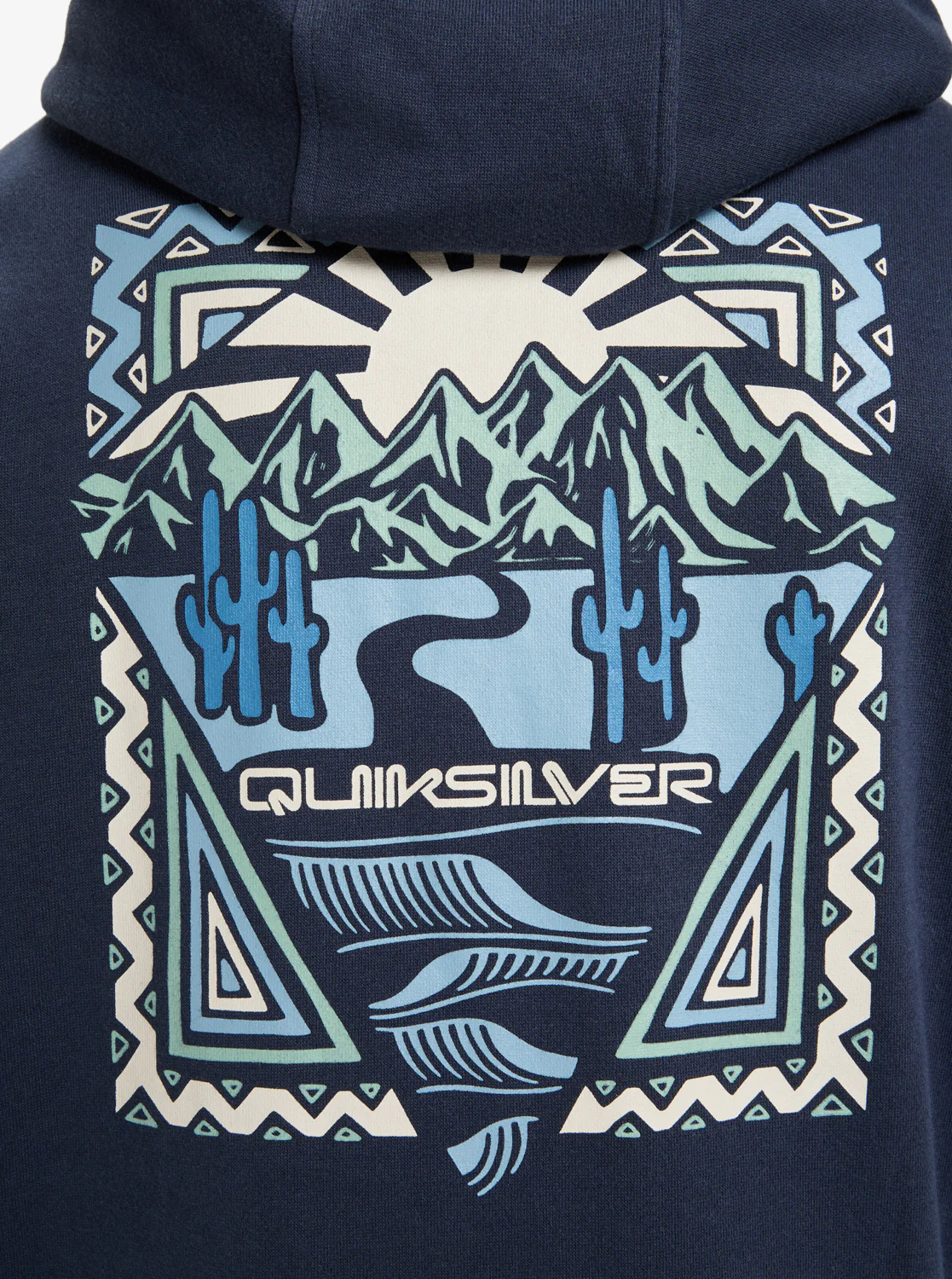 Quiksilver Men's Graphic Hoodie Dark Navy EQYFT05131-KTP0 - Image 6