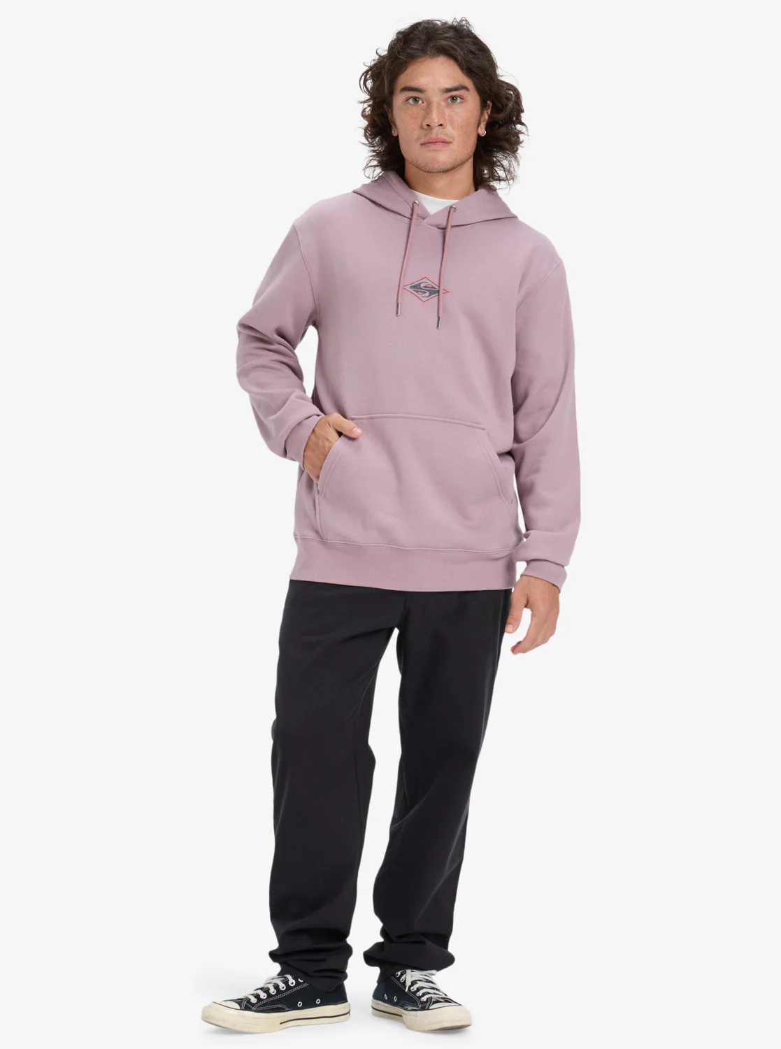 Quiksilver Men's Graphic Hoodie Elderberry EQYFT05131-PKM0 - Image 5
